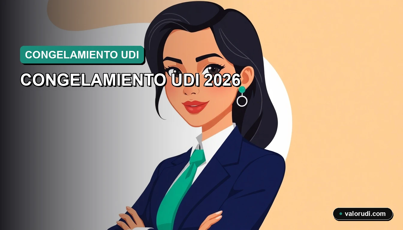 Ilustración vectorial plana 2D de un asesor financiero mexicano elegante, con traje azul marino y corbata verde menta, en formato medio cuerpo al extremo derecho, sobre fondo abstracto con curvas económicas y gráficas UDI en tonos teal y verde menta. Sin texto.