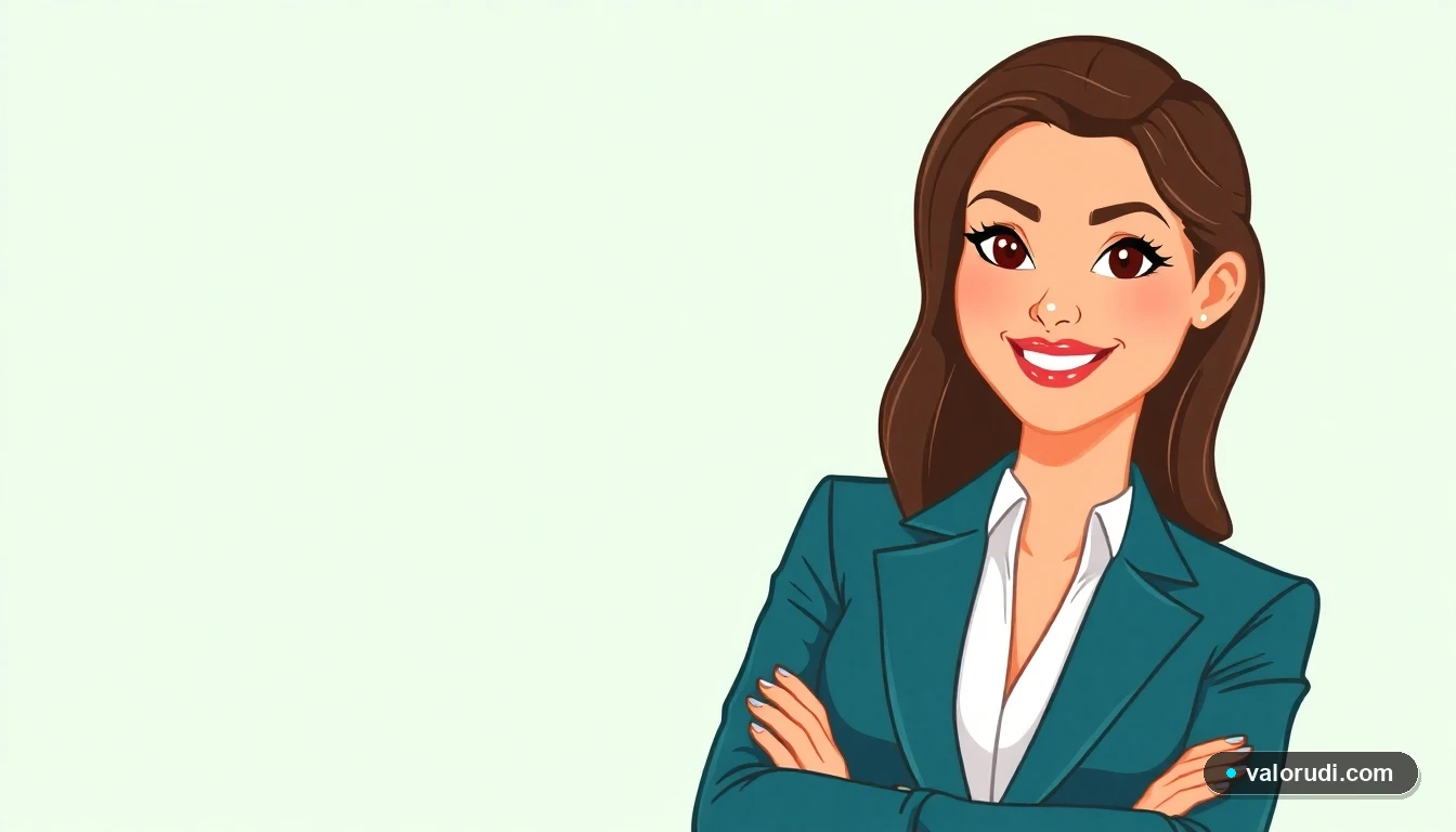 Asesora financiera experta explicando el cálculo de UDIS en México, estilo ilustración corporativa.