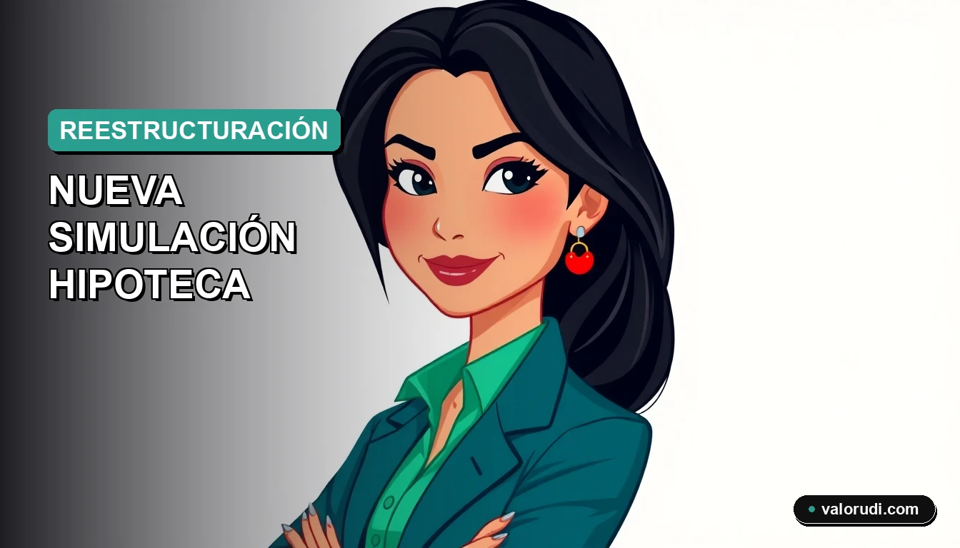Asesor financiero calculando nuevo pago de hipoteca UDI en 2026 con gráfica de inflación
