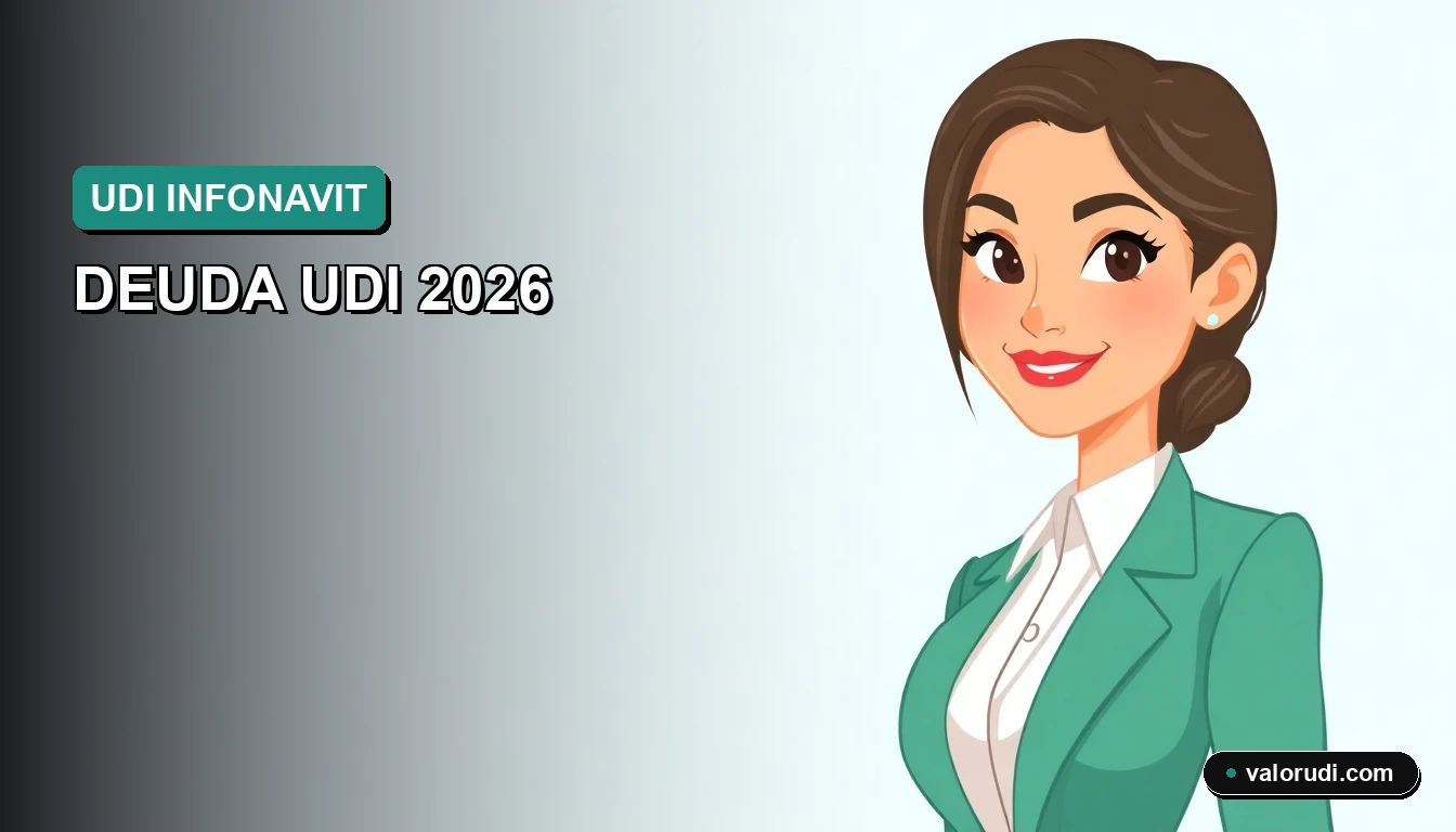 Calculadora de saldo UDI Infonavit para planeación financiera en México 2026