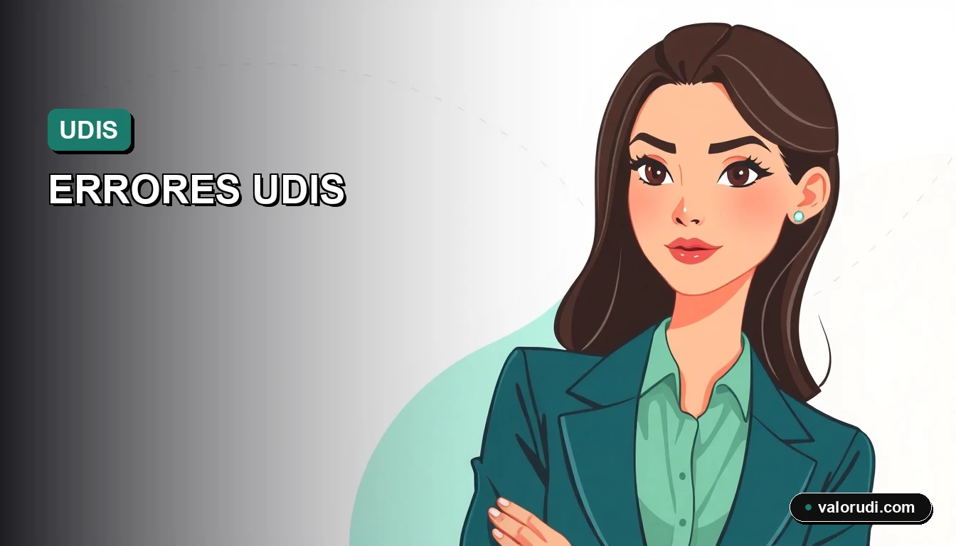 Error al calcular UDIS a pesos para hipoteca en 2026 – ilustración financiera vectorial