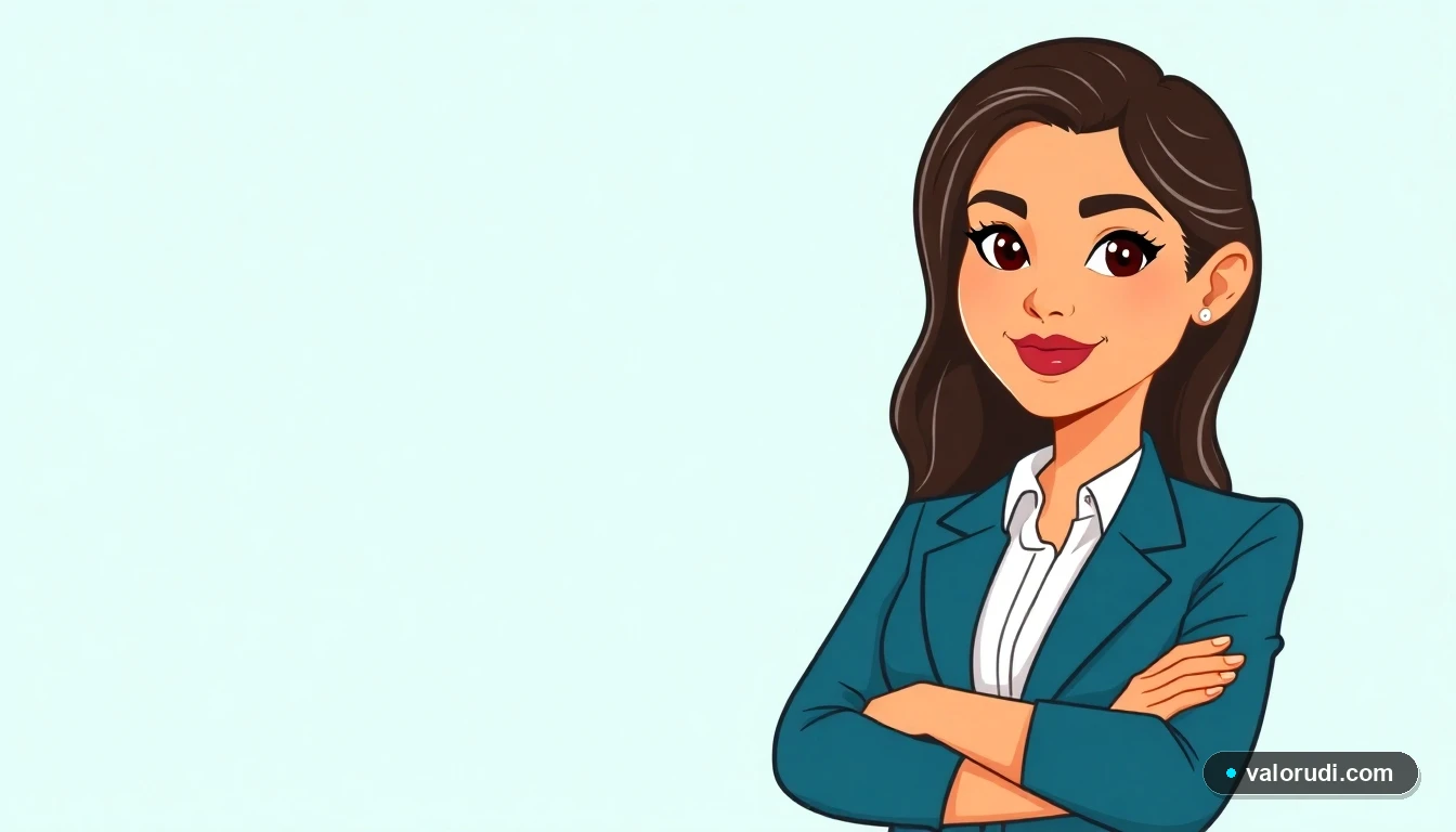 Analista financiera mexicana sonriente, ilustración corporativa sobre nuevas reglas Infonavit UDI 2026.