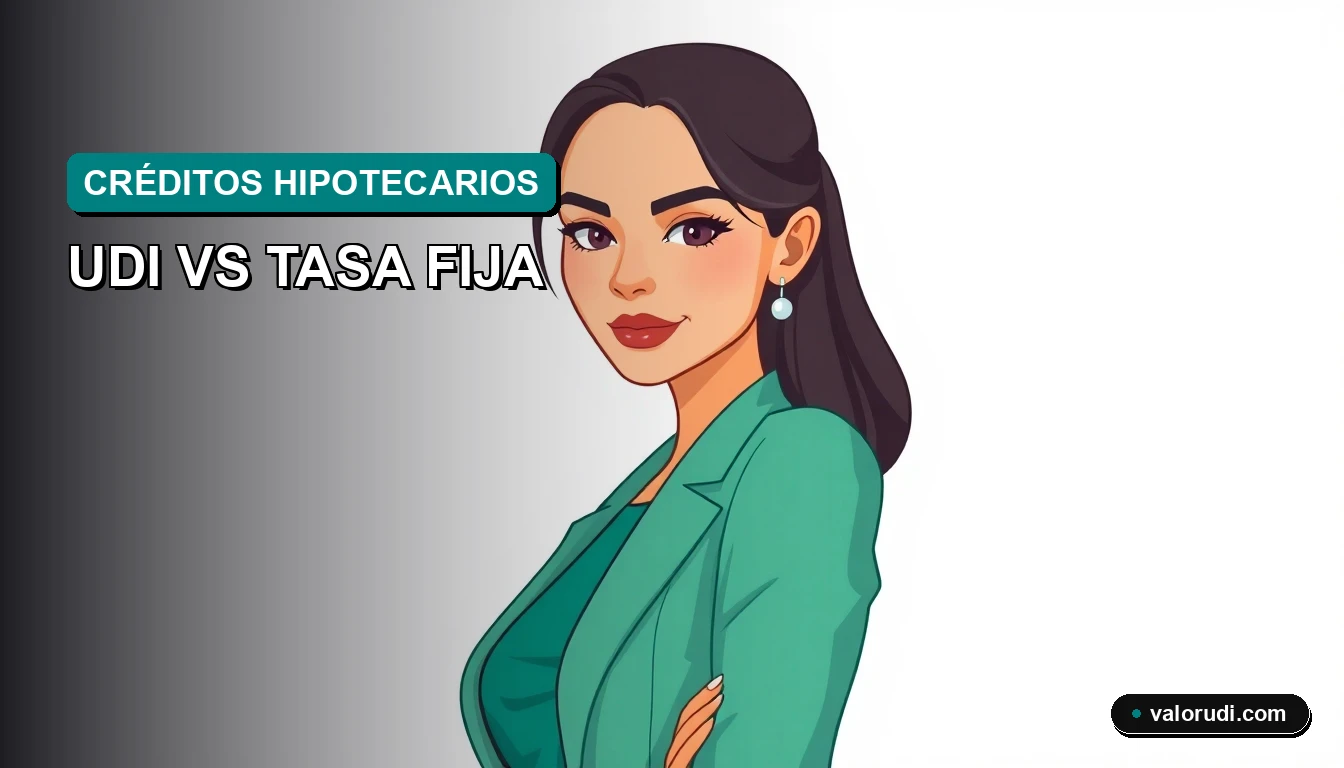 Ilustración vectorial plana de estilo Corporate Memphis mostrando a un asesor financiero profesional en tonos teal y menta, analizando gráficos abstractos de economía y créditos hipotecarios.